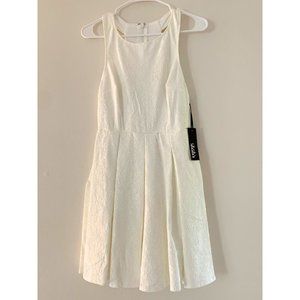 Sweet Queen Ivory Lace Skater Dress Small